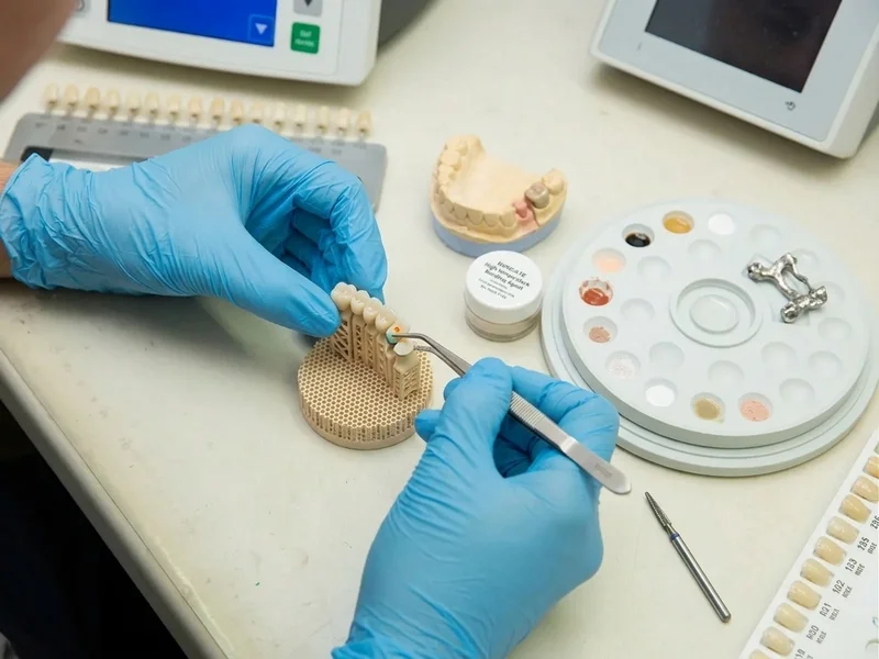 Dental Bridge Replaces Missing Teeth